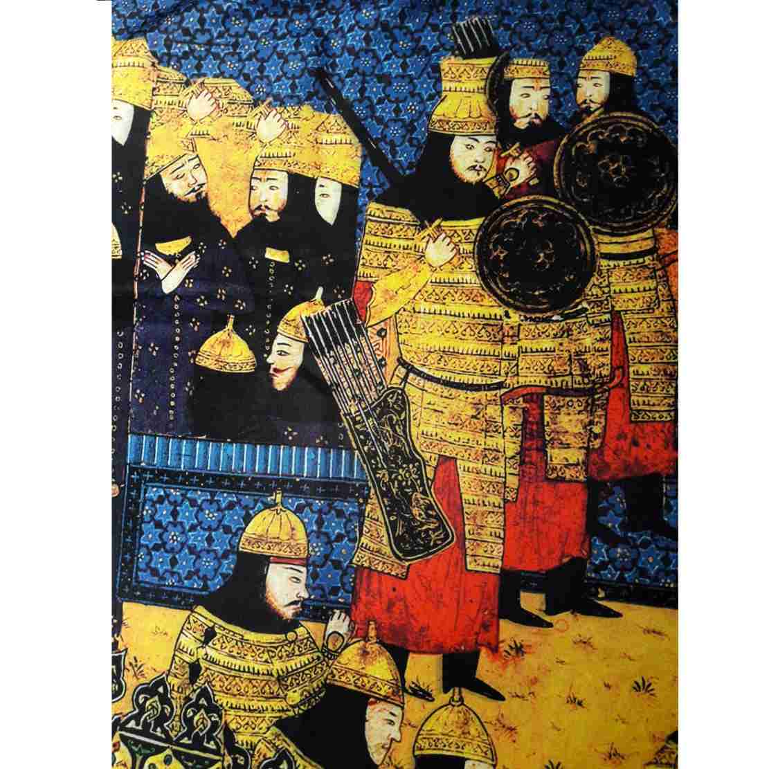 波斯印花女士披肩 – 艺术 Lashgariyan