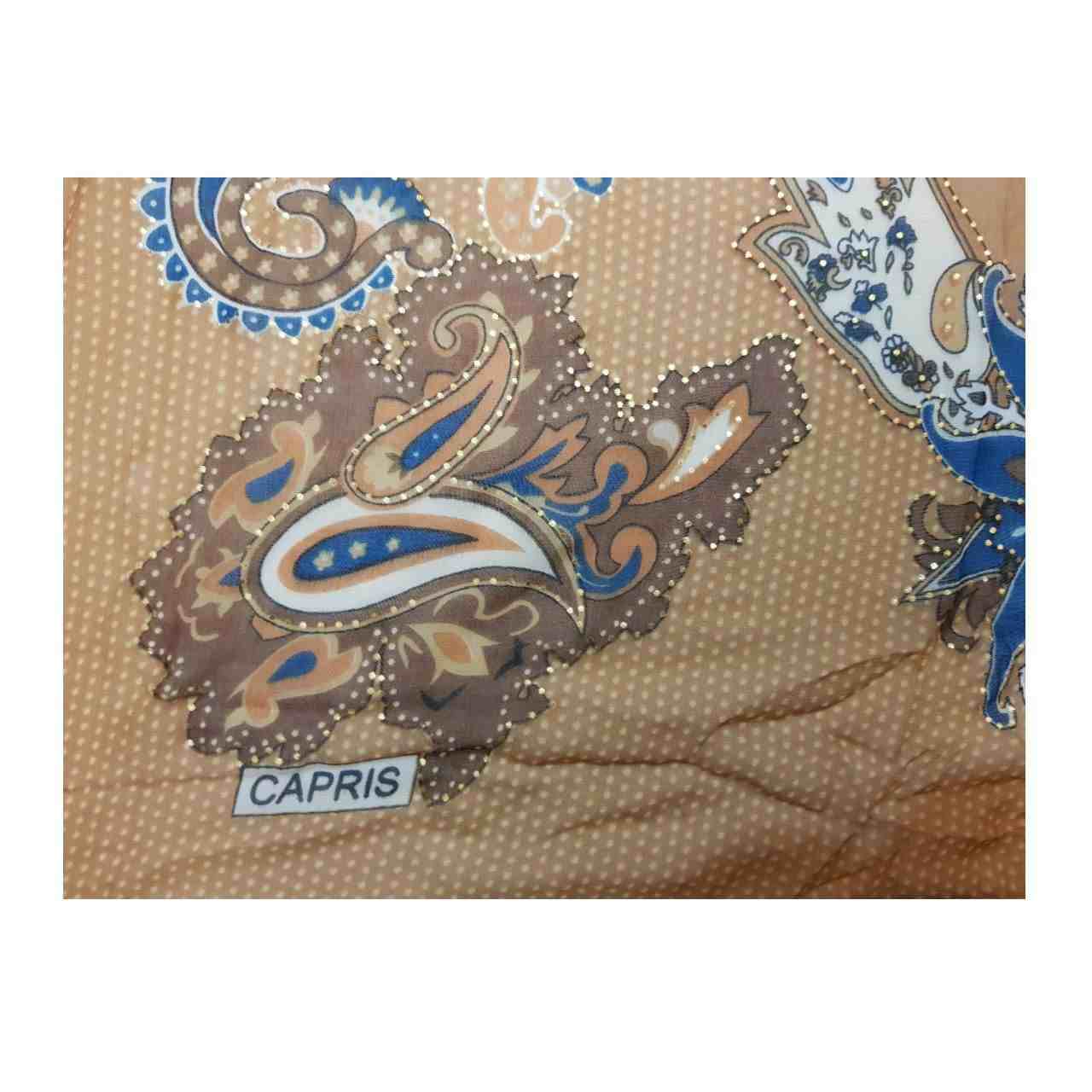 女士丝巾 – 奢华佩斯利印花，鲜艳羊绒设计