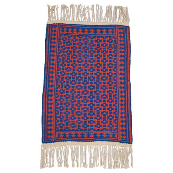 波斯手工编织 Zilou 地板覆盖地毯 紫色