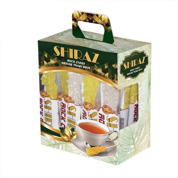 Nabat – 波斯藏红花味白硬糖棒,280克 (3包装)