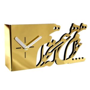 波斯风格金色桌面时钟 款式 Hich