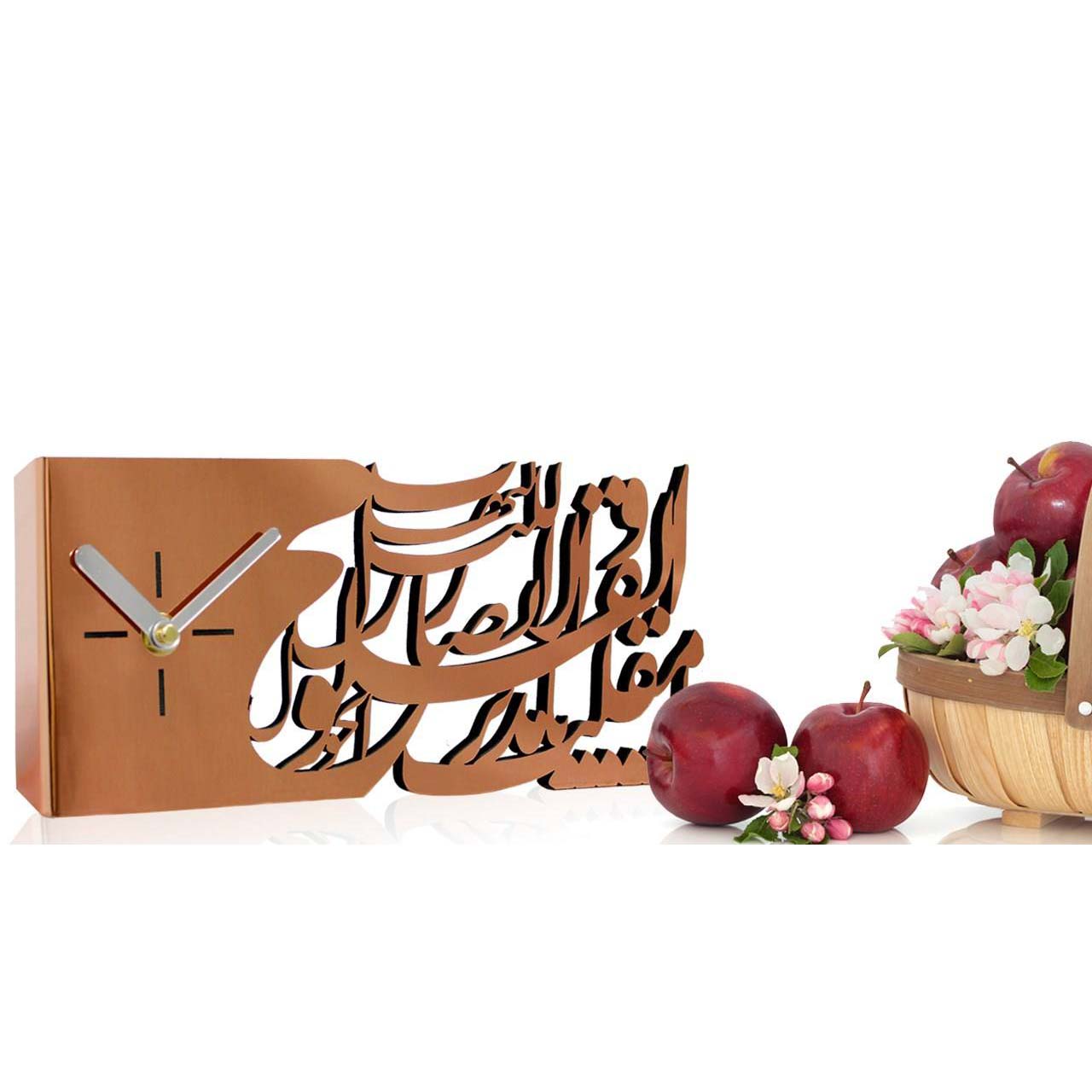 波斯风格铜质桌面时钟 款式 诗句