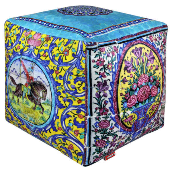 Main image of 波西米亚风天鹅绒方形坐墩 波斯优雅灵感 Shikdo款