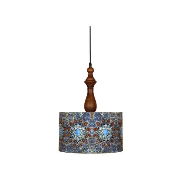 Main image of 布艺吊灯，天鹅绒鼓形灯罩 Sonati