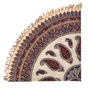 波斯桌布：伊斯法罕传统 Kalamkari 印花 Eslimi 款