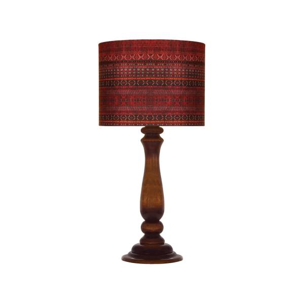 Main image of 传统木质台灯 – 波斯风格灯罩 Kilim 款