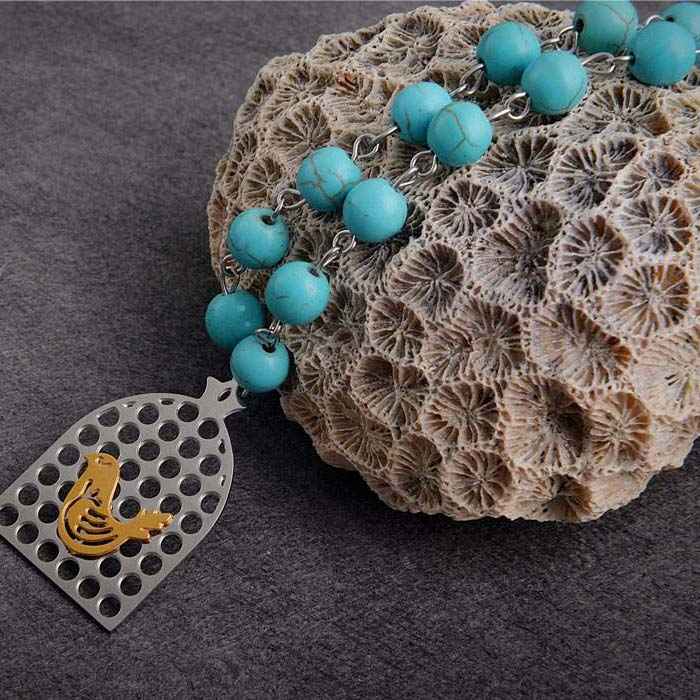 波斯钢项链 – 极简 Morghe Amin 款