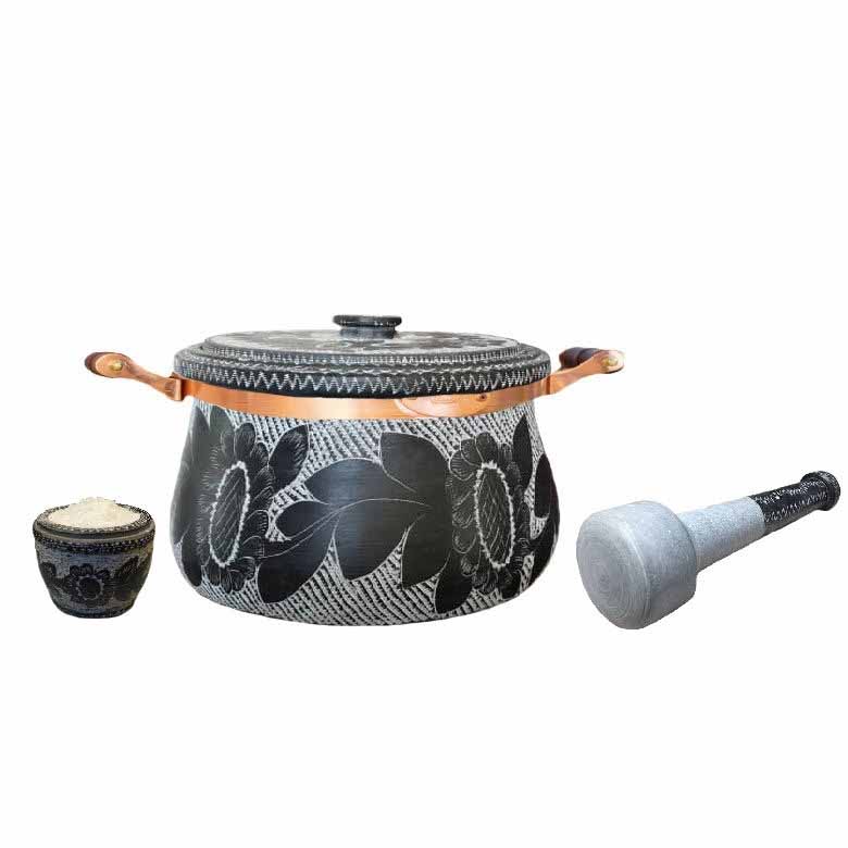 波斯石制迪兹锅 带盖煮 Abgoosht – Golsar 款