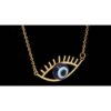 Thumbnail 2: 钢制项链 – 艺术化 Cheshm Nazar 邪眼款