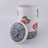 Thumbnail 2: 陶瓷储物罐 – 手工制作，玫瑰图案款