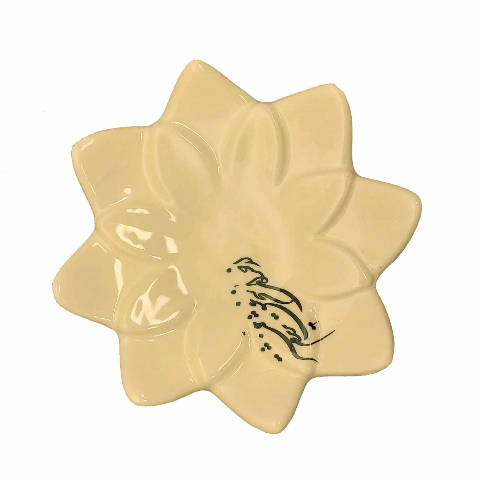 波斯茶杯套装(含茶托) – 诗歌图案陶瓷设计