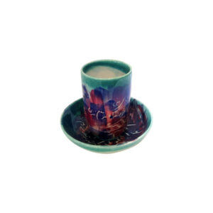 艺术陶瓷马克杯 – 流釉纹理，艺术款