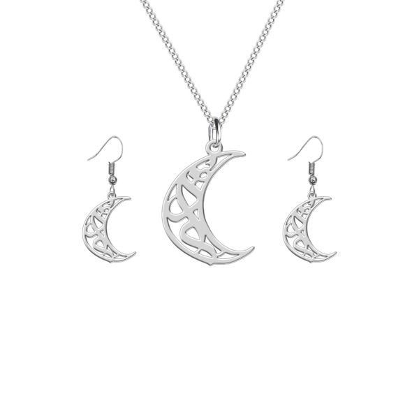 Main image of 波斯银项链与耳环套装 – Azr 款