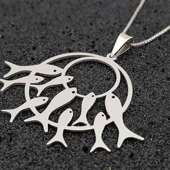 银项链与耳环套装 – Mahi 款