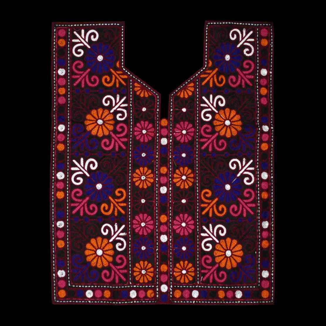 手工巴洛奇刺绣服装面板 – 马赛克款