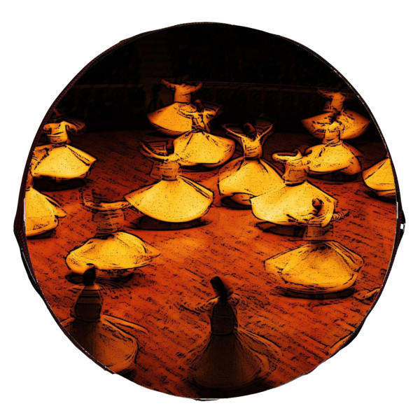 Main image of 波斯达夫鼓软包 萨玛舞款