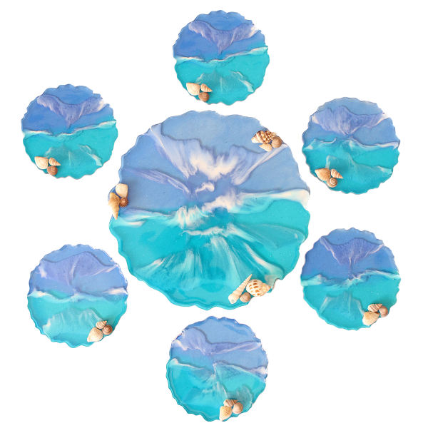 Main image of 树脂 Haft-sin 套装，用于 Nowruz 波斯新年 Darya 款