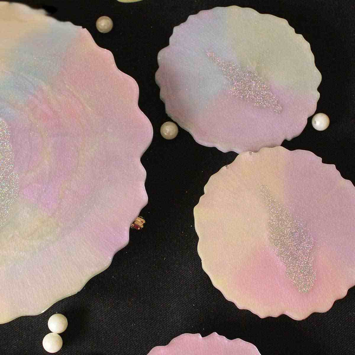 树脂 Haft-sin 套装，用于 Nowruz 波斯新年 彩虹款