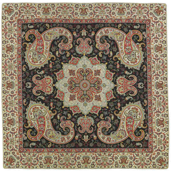 Main image of Termeh 桌布 – 奢华波斯佩斯利图案，菱形款