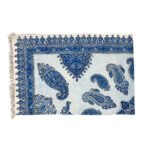 波斯桌布:伊斯法罕传统 Kalamkari 印花 Bote 款
