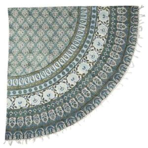 波斯桌布：伊斯法罕传统 Kalamkari 印花 Momtaz 款