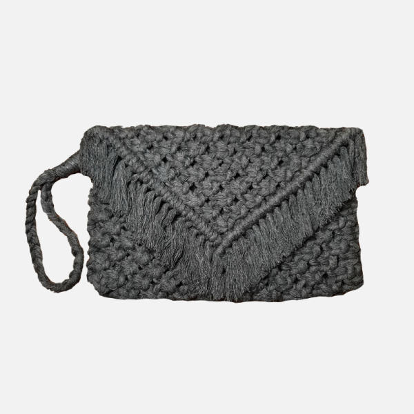 Main image of 手工编织手拿包 – 波西米亚风格 Goshe 款