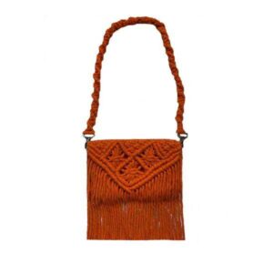 手工编织斜挎单肩包 – 奢华钩针款