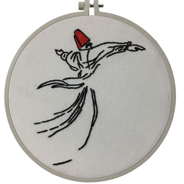 Main image of 波斯刺绣挂毯 – Loop Sama 舞蹈纺织艺术