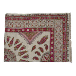 波斯桌布：伊斯法罕传统 Kalamkari 印花 Sun 款