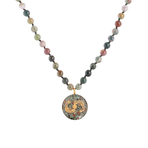 Main image of 波斯镀金女士项链配 Esfand 符号