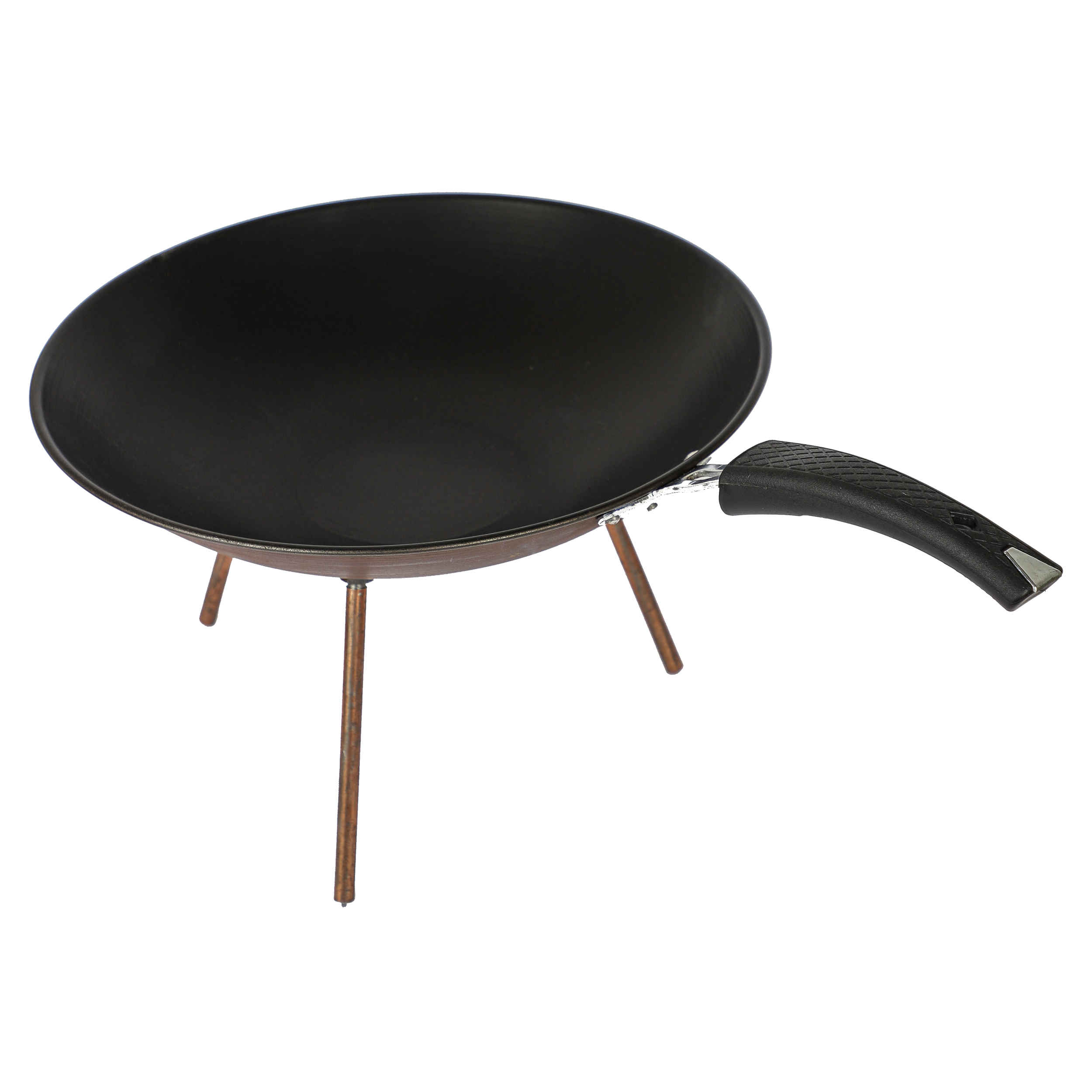 35 厘米篝火平底锅 – 带三脚架，耐用多功能户外烹饪工具