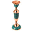 Thumbnail 5: 手工波斯铜烛台 – 镶嵌绿松石设计 – Yas