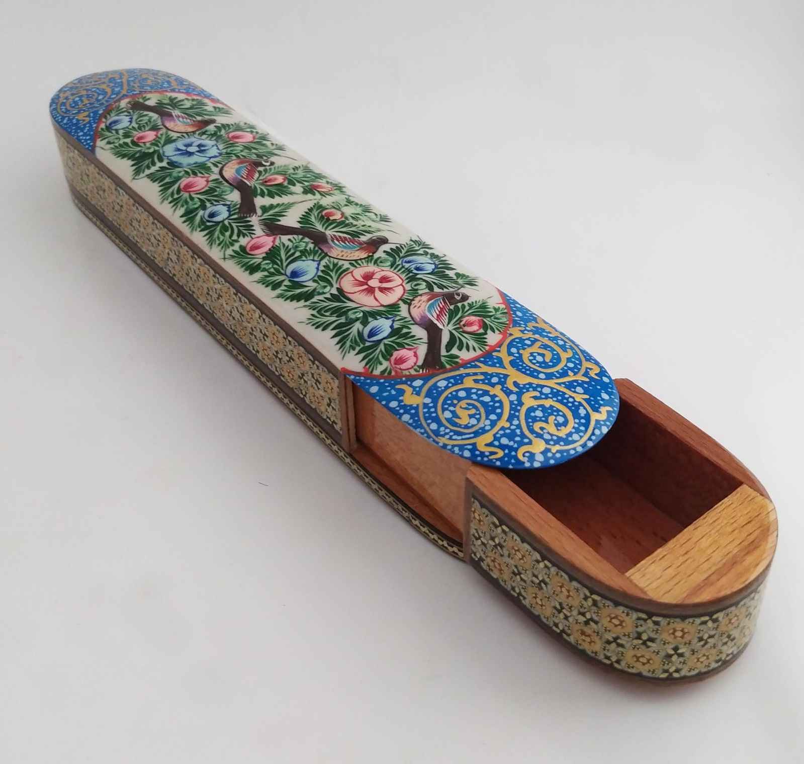 波斯扬琴琴锤收纳盒 鸟与花款