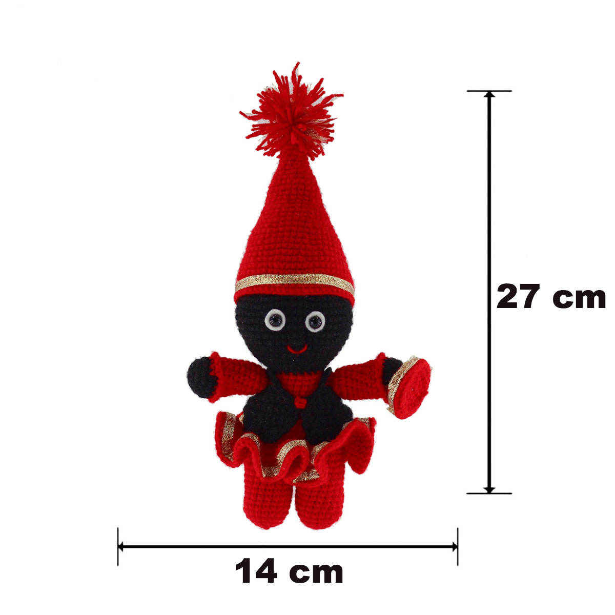 《阿米古鲁米手工钩针布偶 — 诺鲁兹专用哈吉·菲鲁兹 | 软毛绒玩具》