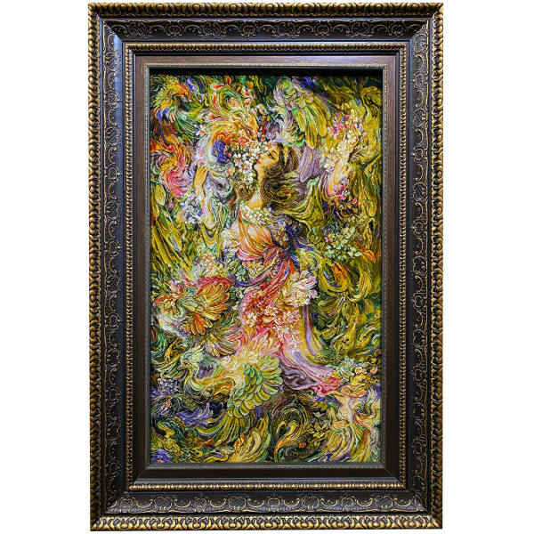 Main image of 手工结制波斯挂毯 —— 来自塔布里兹，描绘微型画