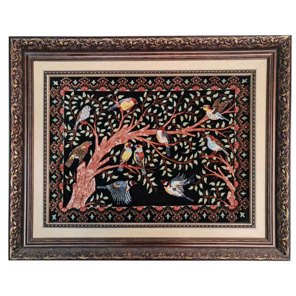 Main image of 手工结制波斯挂毯 —— 来自库姆，描绘花卉