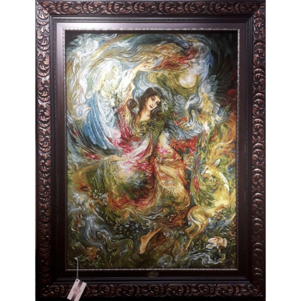 Main image of 手工结制波斯挂毯 —— 来自塔布里兹，描绘微型画