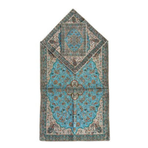 波斯 Termeh 豪华伊斯兰祈祷垫（Sajada）—— 蓝色款