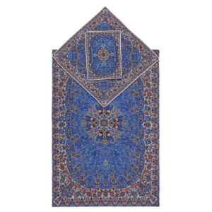 波斯 Termeh 豪华伊斯兰祈祷垫（Sajada）—— 蓝色款