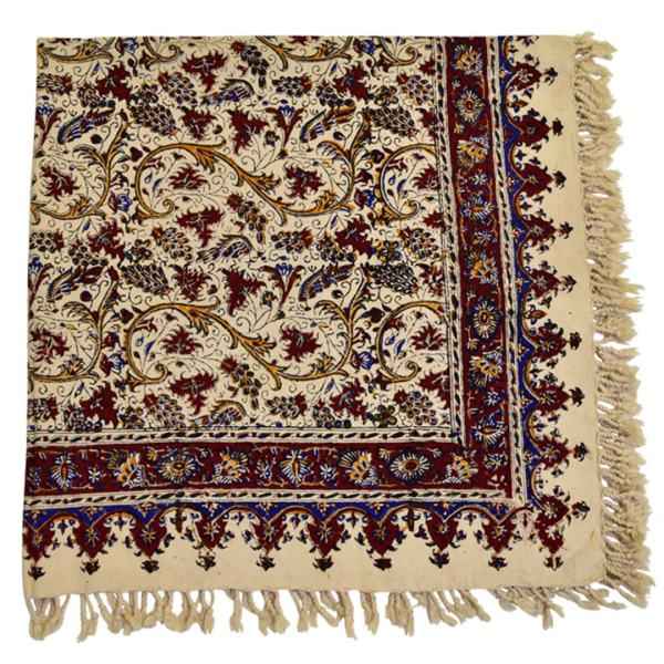 Main image of 波斯桌布 —— 伊斯法罕传统卡拉姆卡里木版印花 秋季款