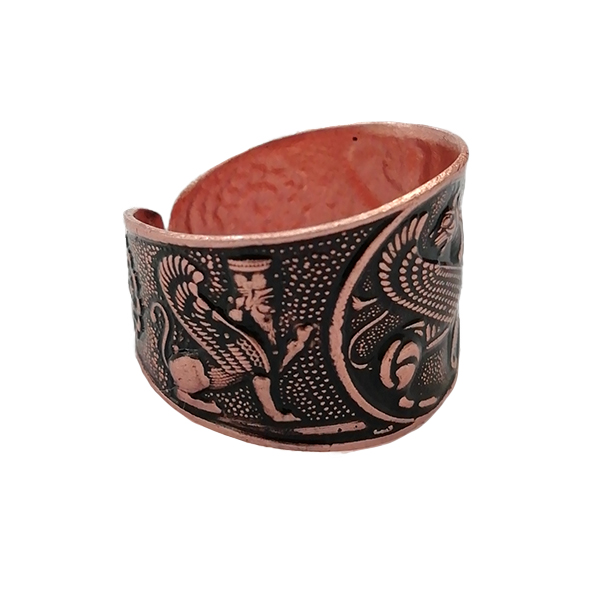 波斯铜戒指与手链套装 – 阿契美尼德款