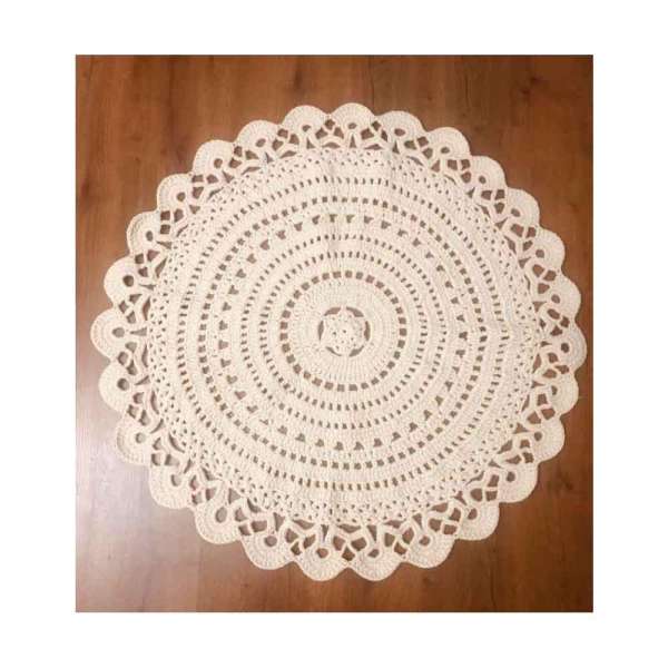 Main image of 手工编织波西米亚风格地毯 —— 闪耀太阳图案