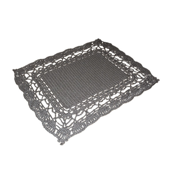 Main image of 手工编织波西米亚风格地毯 —— 灰色款