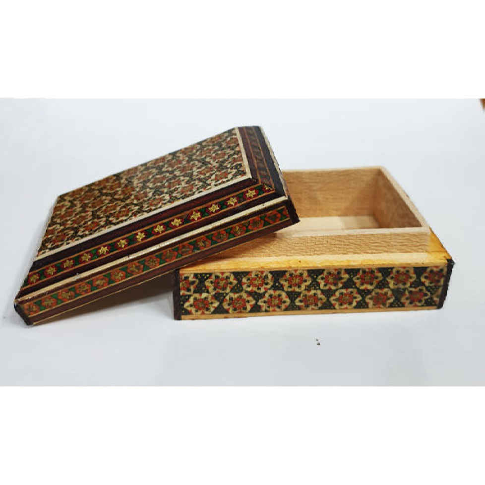 手工木质首饰盒 – 波斯哈塔姆工艺，型号Chehel Sotoon