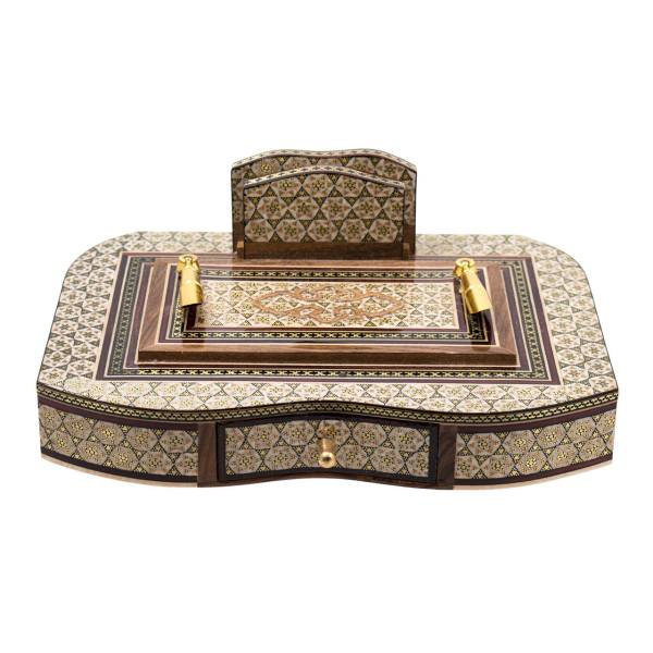 传统桌面收纳 – Rasta Khatamkari 图案