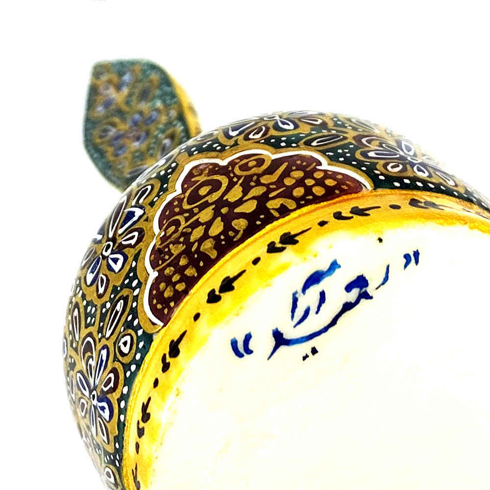 波斯眼线瓶，骆驼骨制 Surma Dani 黄色款