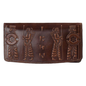 波斯皮革长款钱包 – Hakhamanesh 设计