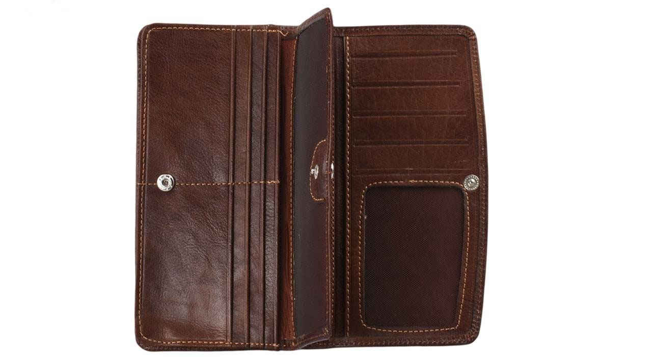 波斯皮革长款钱包 – Hakhamanesh 设计