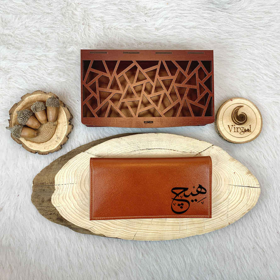 波斯皮革长款钱包 – Hich 设计