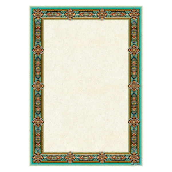 Main image of 蓝绿色彩饰 A4 纸（100 张）